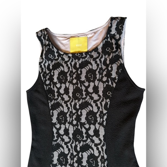 Maeve women’s sleeveless lace fit-and-flare dress Sz.M wedding, cocktail, party - Picture 3 of 10